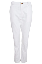 Box Regular Pant | White | Bukser fra Black Colour