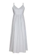 Savani Stripe Dress | Light Blue | Kjole fra Neo Noir – nedsat