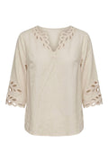 Trixie Lace Top | Beige
