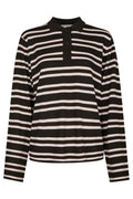 Mala Polo Knit Blouse | Dark Brown | Strik fra Neo Noir – nedsat