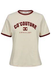 EdgeCC Tee | Burgundy | T-Shirt fra Co'Couture