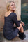 Alma Ls Turn Dress | Dark Grey Lala | Kjole fra Liberté
