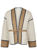 Gerdi Solid Quilt Jacke | Creme | Jacke von Neo Noir – nedsat