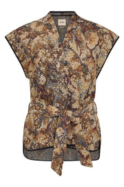 Oz Wired Vest | Ecru | Vest fra Mos Mosh