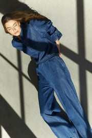 Azmina Denim Pant 31634 | Denim blue | Bukser fra Co'couture