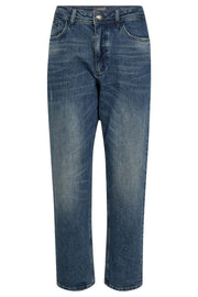 Elly Galleon Jeans Ankle | Blue | Jeans fra Mos Mosh