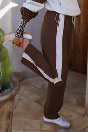 Eva Wide Track Pant | Mocca Ivory | Bukser fra Liberté