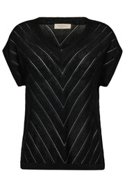 Elina Pullover 206109 | Black | Strik fra Freequent