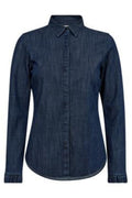 Mattie Flip Denim Shirt | Dunkelblau | Shirt von Mos Mosh
