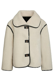 Edmund Teddy Jacket | Ivory | Jakke fra Neo Noir