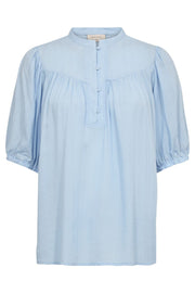 Ebello Blouse | Chambray Blue | Bluse fra Freequent