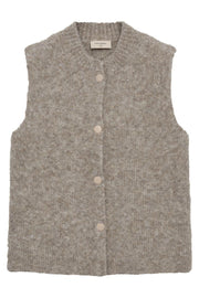 Jump Waistcoat 206808 | Desert Taupe Melange | Jakke fra Freequent