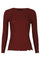 Natalia L's Rundhalsbluse | Bordeaux | Bluse von Liberté