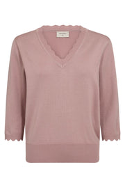 Katie Pullover 205414 | Pale Mauve | Strik fra Freequent