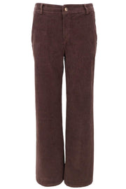 Cora Corduroy Box Pant | Coffee | Bukser fra Black Colour