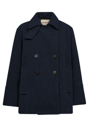 Charly Wool Jacket | Salute Navy | Jakke fra Mos Mosh