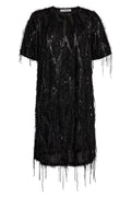 Silla Sequin Dress 36576 | Black | Kjole fra Co'couture