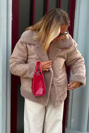 Lamby Jacket 204171 | Simply Taupe | Jakke fra Freequent