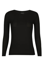 Mesh LS T-Shirt | Black | Bluse fra Liberté