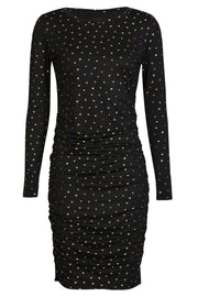 Alma Long Dress | Black Gold Heart | Kjole fra Liberté