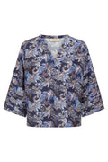 Aleysa Paisley Blouse | Crown Blue | Bluse fra Mos Mosh – nedsat