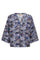 Aleysa Paisley Blouse | Crown Blue | Bluse fra Mos Mosh