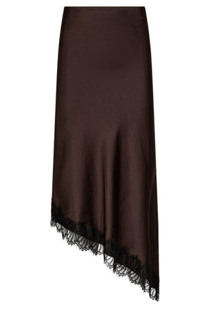Dova Skirt 212029 | Coffee Bean W. Black | Nederdel fra Freequent