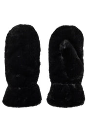 Isabel Pelzfäustling 39061 | Schwarz | Handschuhe von Co'couture