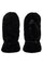 Isabel Pelzfäustling 39061 | Schwarz | Handschuhe von Co'couture