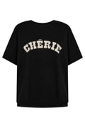 Carol Tee 207405 | Black W. Moonbeam | T-Shirt fra Freequent