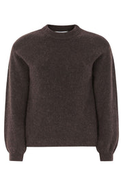 SRAllison Knit | Chocolate Plum Melange | Strik fra Soft Rebels