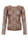 Lara Lace Blouse | Coffee | Bluse fra Black Colour