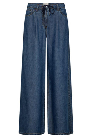 Milo Pants 207162 | Medium Blue Denim | Bukser fra Freequent