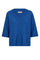 Taci 3/4 V-Neck Knit | Blue Lolite | Strik fra Mos Mosh