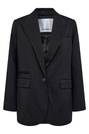 Ida Pin Single Oversi Blazer | Dark Grey | Blazer fra Co'couture