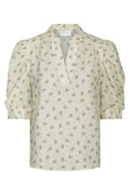 Roella Soft Fleur Blouse | Creme | Bluse fra Neo Noir