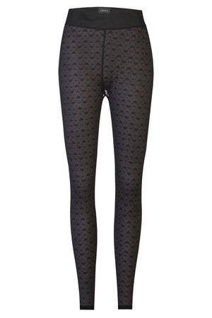 Isa Leggings | Black Small Big Hearts | Leggings fra Liberté
