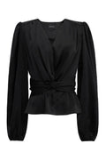 Tiki Ls Twist Bluse | Schwarz | Bluse von Liberté – nedsat