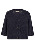 Thora Lizet Knit Cardigan | India ink | Strik fra Mos Mosh