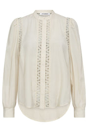 Aila Lace Shirt 35867 | Off white | Bluse fra Co'couture