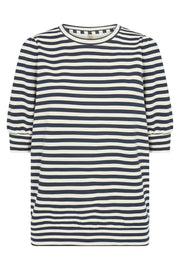 Tini Stripe Short Sleeve | Blå | Bluse fra Statebird