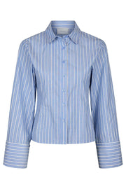 Rosa Stripe Shirt | Blue | Skjorte fra Neo Noir