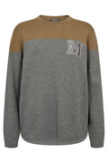Fast Tani LS Knit | Grey Melange | Strik fra Mos Mosh – nedsat