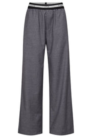 Coco Tailor Logo Pant | Grey Melange | Bukser fra Co'couture