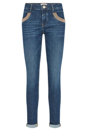 Naomi Royal Jeans | Dark Blue | Jeans fra Mos Mosh
