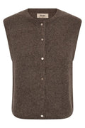 Almine Thora Knit Vest | Falcon | Vest fra Mos Mosh