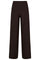 Henne Wide Pants | Dark Brown | Bukser fra Liberté