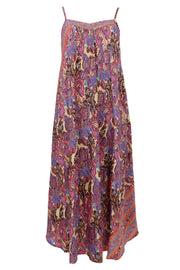 Luna Vea Strap Dress | Royal Berry | Kjole fra Black Colour