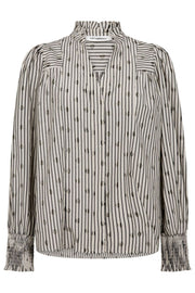 Trixie Dot V-Shirt | Bluse fra Co'couture