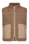 Scout Teddy Waistcoat | Taupe | Vest fra Neo Noir